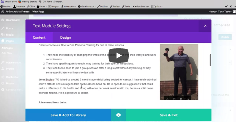Text Module – Removing Text