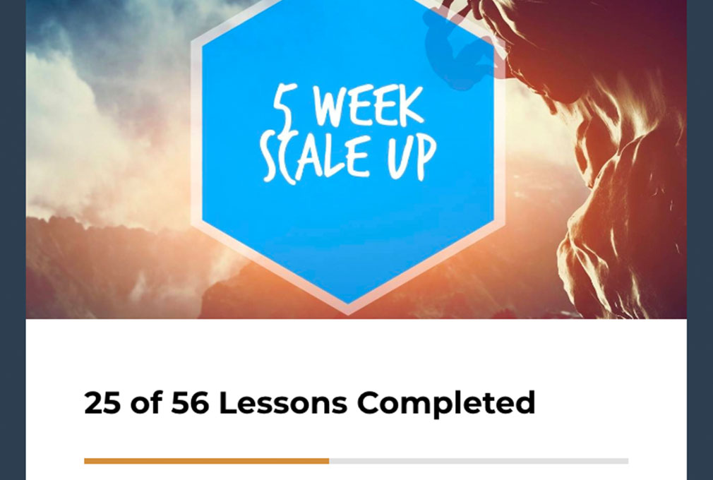 how many lesson modules completed