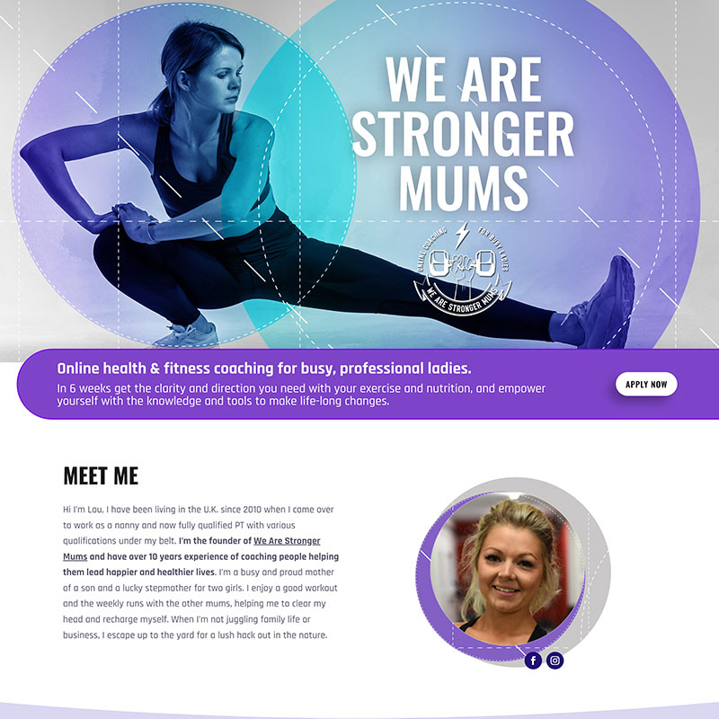 We are stronger mums website